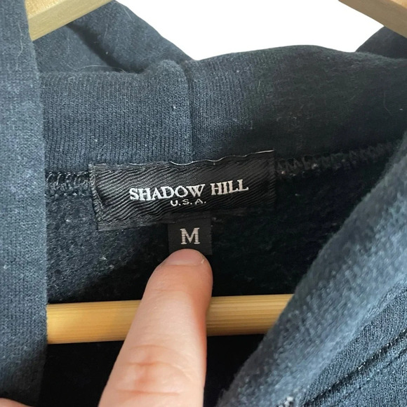 Shadow Hill USA Unisex Lightning Bolt Hoodie in Black Size M - Picture 8 of 10